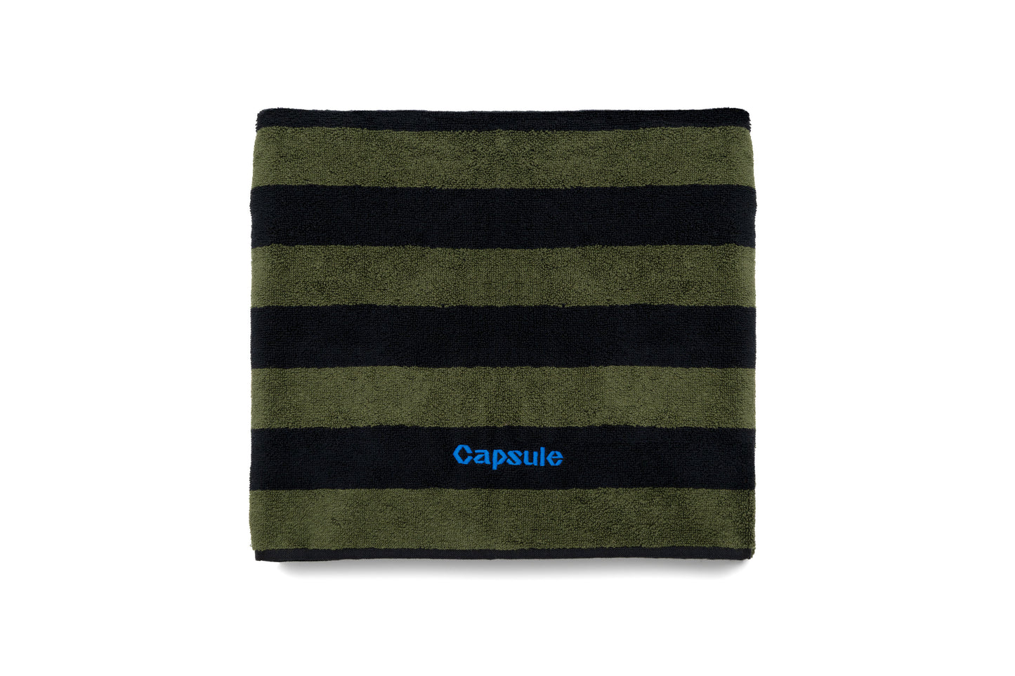 Capsule x Oas Green Stripe Towel