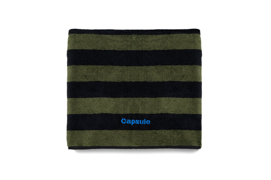 Capsule x Oas Green Stripe Towel